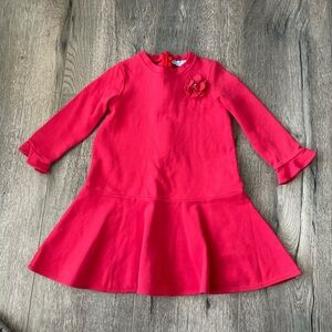Lanvin Vibrant Red Kids Dress